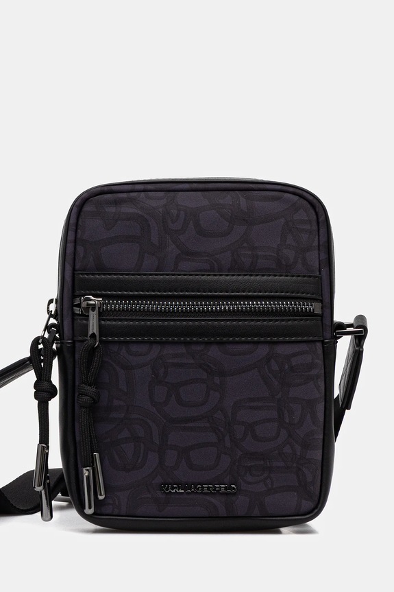 Torba Karl Lagerfeld K/IKON premalo za format A4 mornarsko plava B1M30214