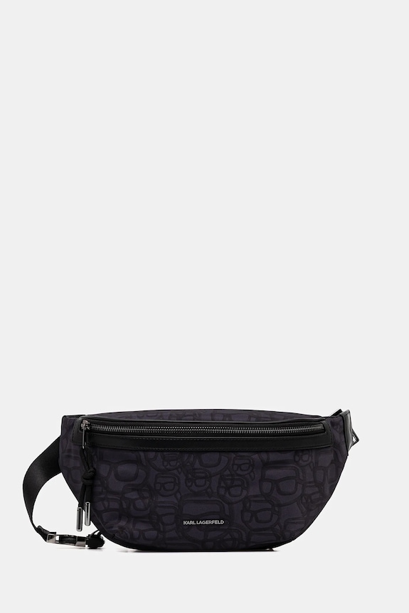 Torba oko struka Karl Lagerfeld K/IKON tekstil mornarsko plava B1M30213