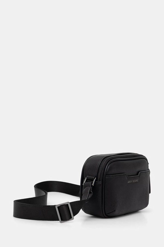 Armani Exchange saszetka na ramię męska z imitacji skóry XM002583.AF22651.NOS czarny AA00