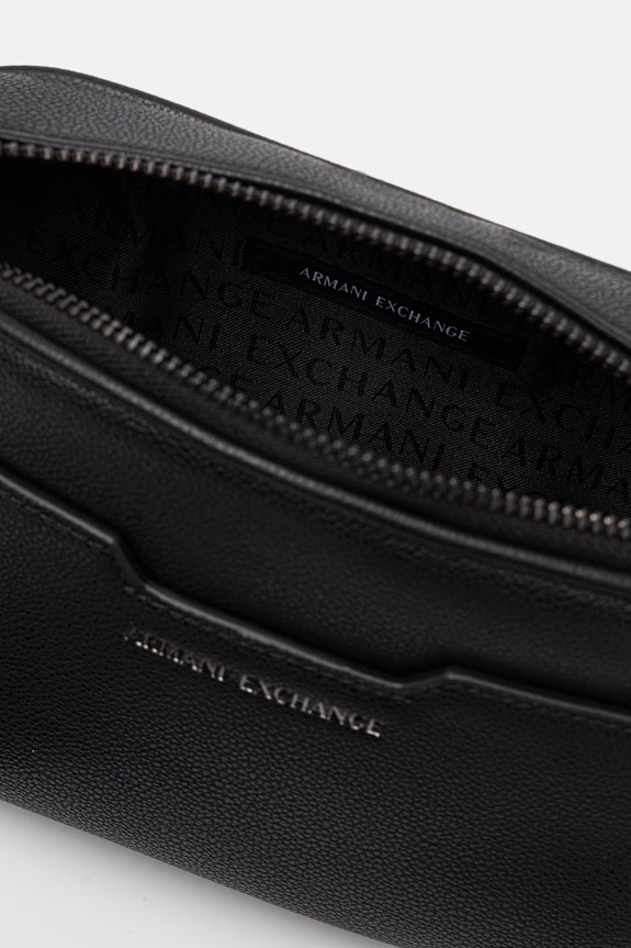Armani Exchange saszetka na ramię męska z imitacji skóry XM002583.AF22651.NOS czarny