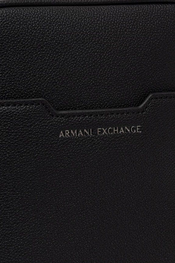 Armani Exchange saszetka męska z imitacji skóry czarny XM002584.AF22651.NOS