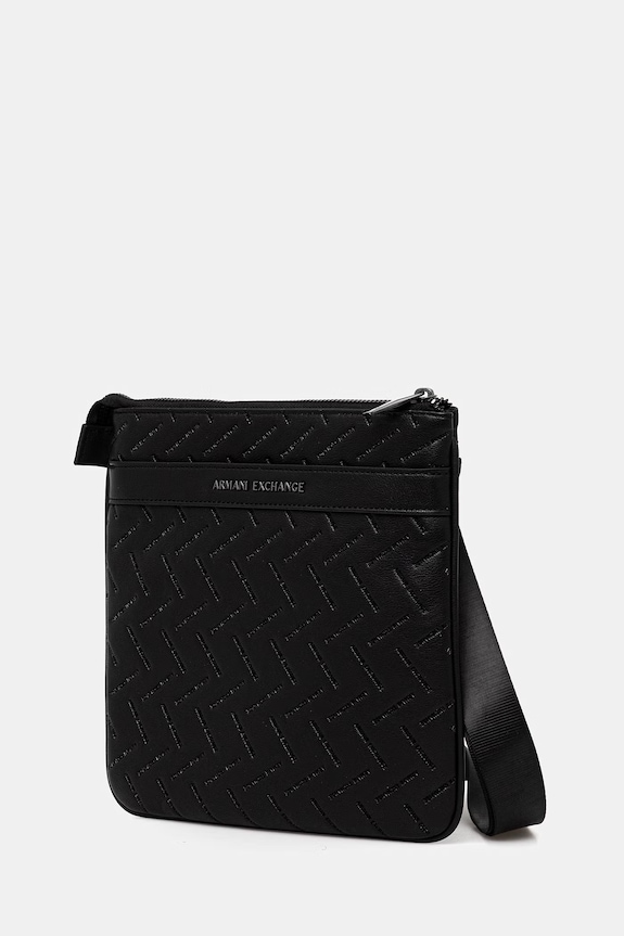 Armani Exchange saszetka męska z imitacji skóry XM002597.AF22652.NOS czarny AA00