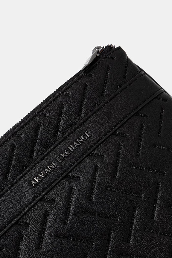 Armani Exchange saszetka męska z imitacji skóry czarny XM002597.AF22652.NOS