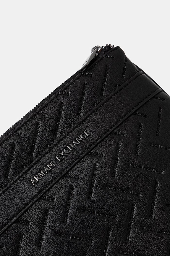 Armani Exchange saszetka męska z imitacji skóry czarny XM002597.AF22652.NOS