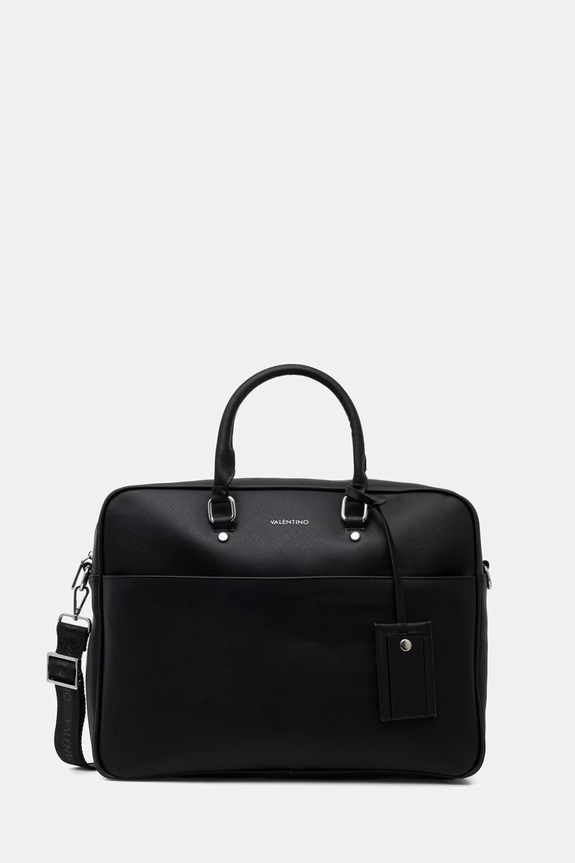 Valentino Bags torba męska z imitacji skóry MARNIER czarny VBS5XQ04