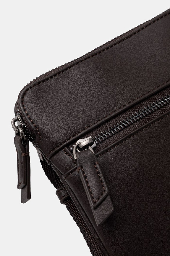 Valentino Bags φάκελος ανδρικός HORIZON καφέ VBS8UT06