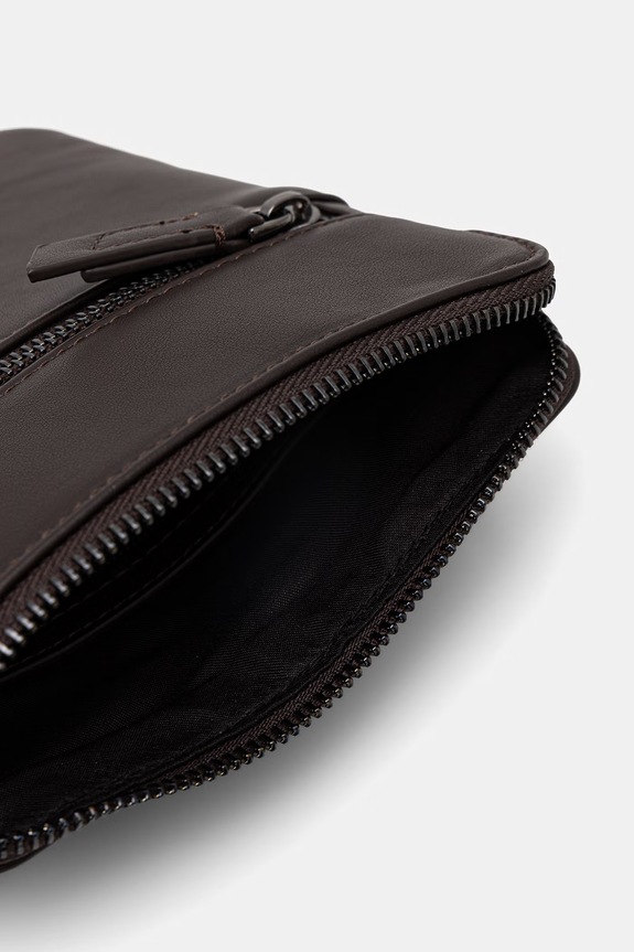 Valentino Bags φάκελος ανδρικός HORIZON VBS8UT06 καφέ