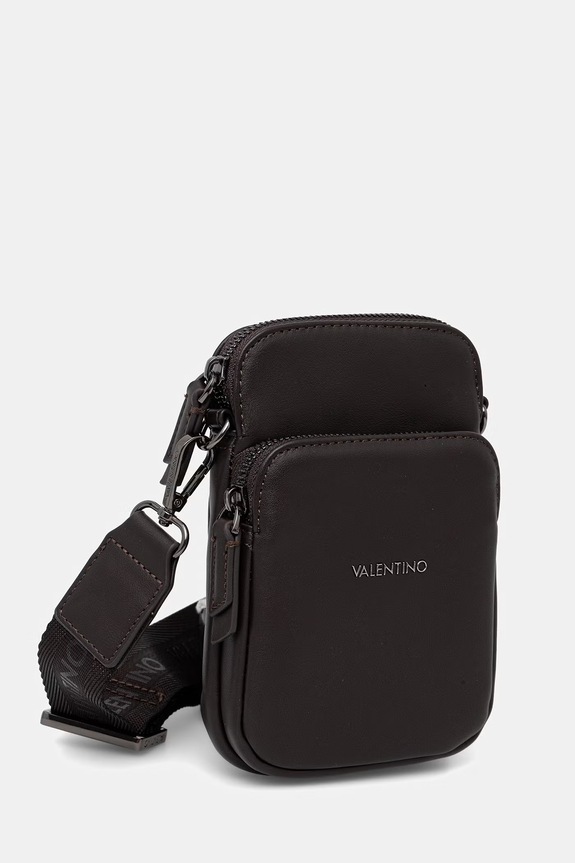 Valentino Bags φάκελος ανδρικός από απομίμηση δέρματος HORIZON VBS8UT07 καφέ AA00