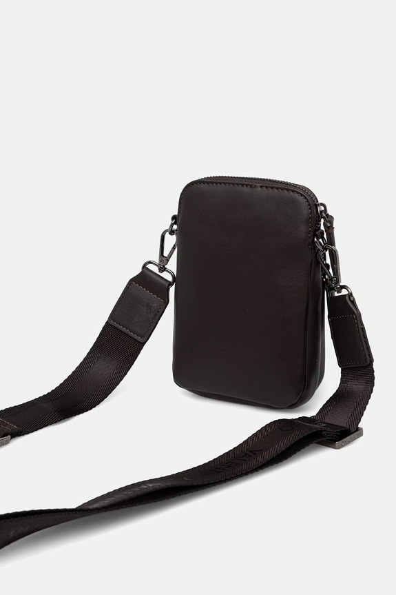 Αξεσουάρ Valentino Bags φάκελος ανδρικός από απομίμηση δέρματος HORIZON VBS8UT07 καφέ