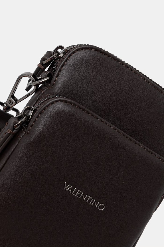 Valentino Bags φάκελος ανδρικός από απομίμηση δέρματος HORIZON καφέ VBS8UT07