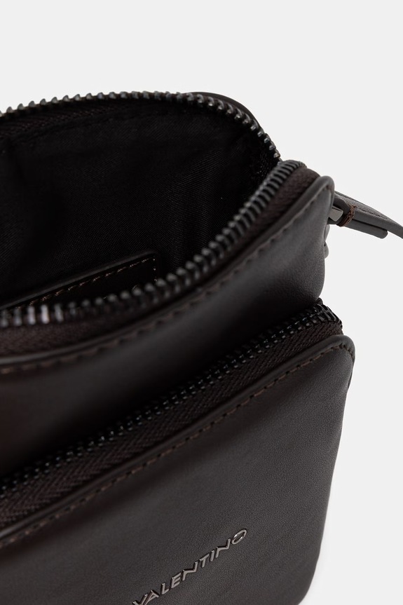 Valentino Bags φάκελος ανδρικός από απομίμηση δέρματος HORIZON VBS8UT07 καφέ