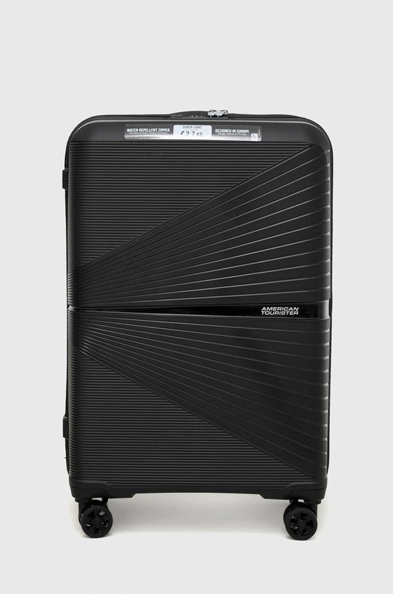 American Tourister walizka 58-65x40x24 cm mieści A4 czarny 128187.0581