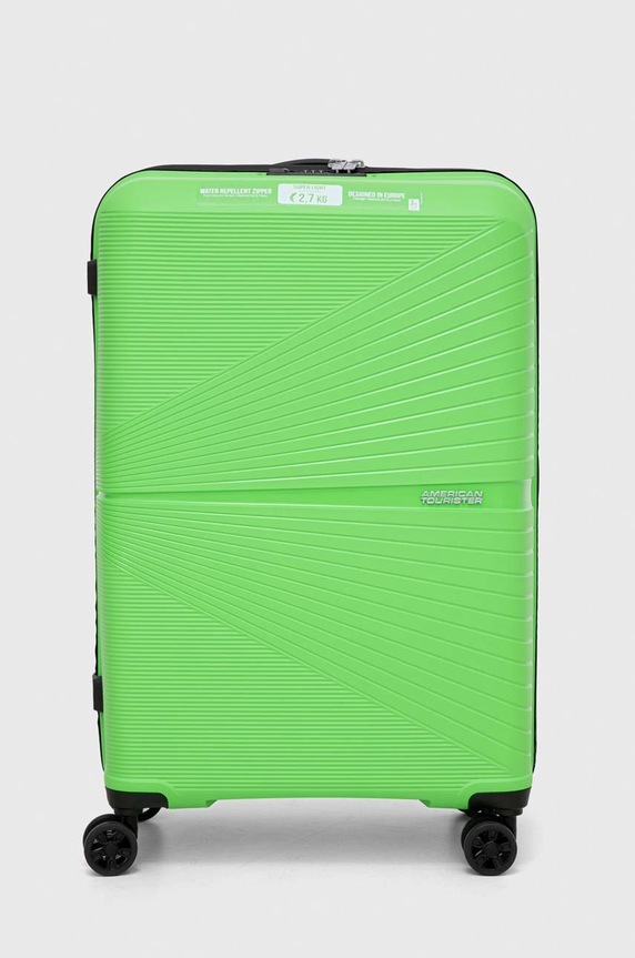 American Tourister walizka 67x40x24 cm mieści A4 zielony 128187.4684