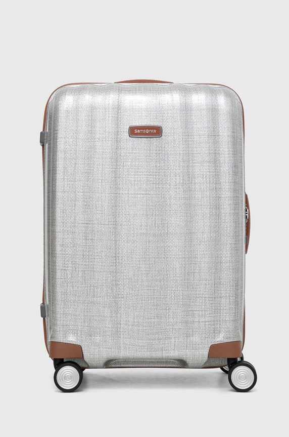 Samsonite walizka 58-63x40x26 cm mieści A4 srebrny 61243.1004
