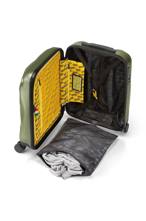 Crash Baggage walizka ICON Small size 55x40x22 cm CB161 zielony