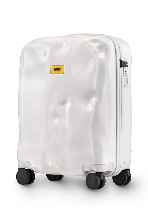 Crash Baggage walizka kabinowa TONE ON TONE Small size 55x40x22 cm CB191 biały AA00