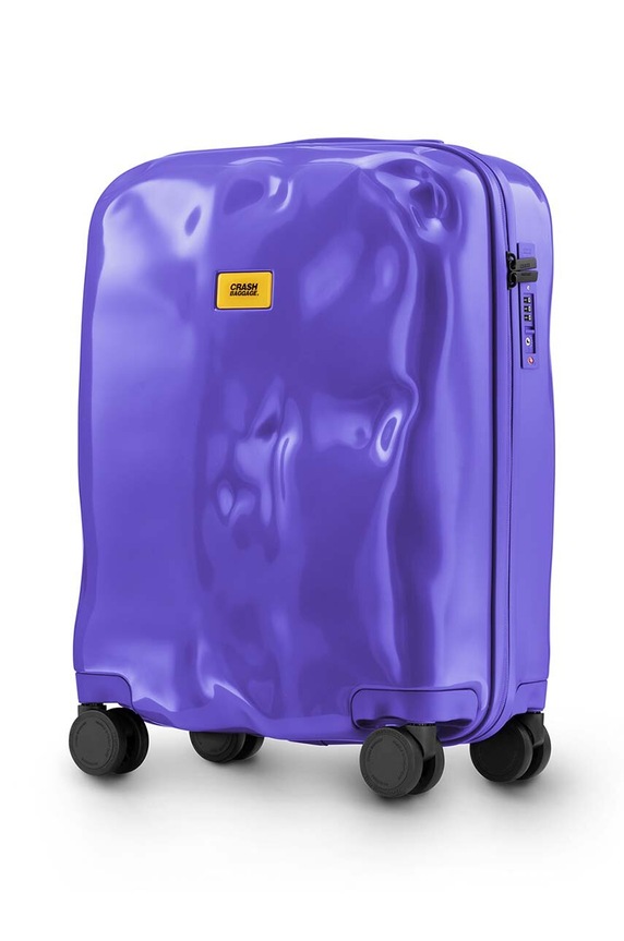 Crash Baggage walizka kabinowa TONE ON TONE Small size 55x40x22 cm CB191 fioletowy AA00