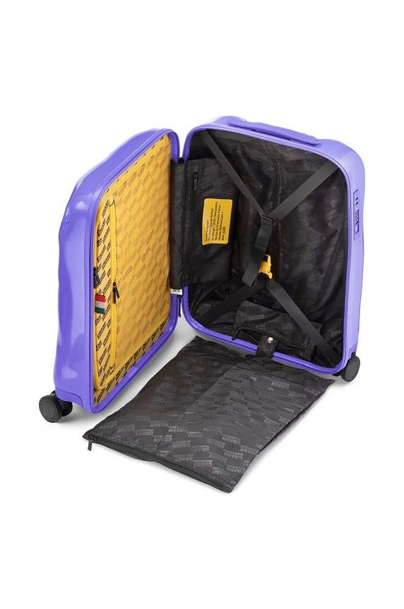 Crash Baggage walizka kabinowa TONE ON TONE Small size 55x40x22 cm CB191 fioletowy