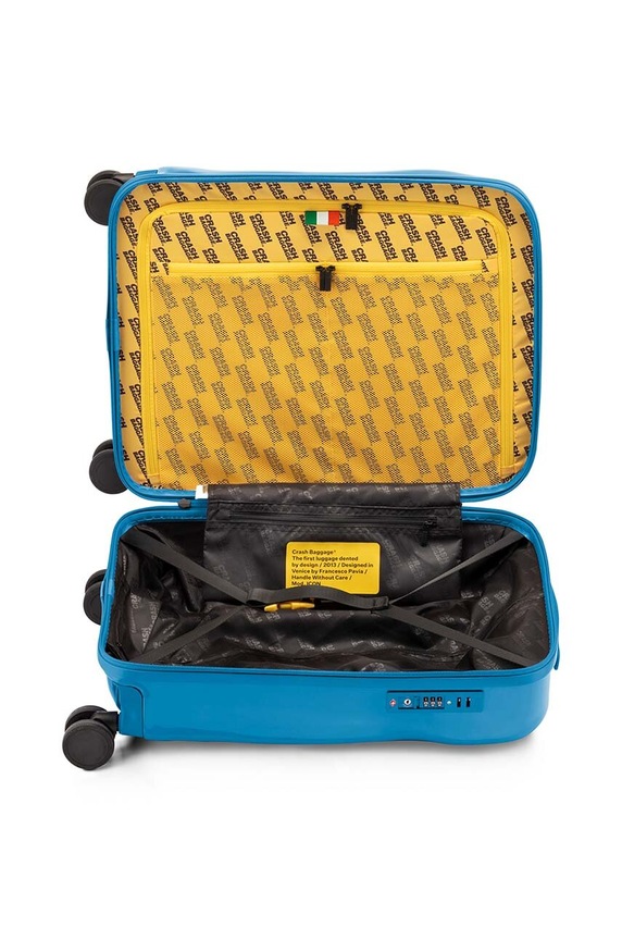 Kufr Crash Baggage TONE ON TONE Small size 55x40x22 cm modrá CB191