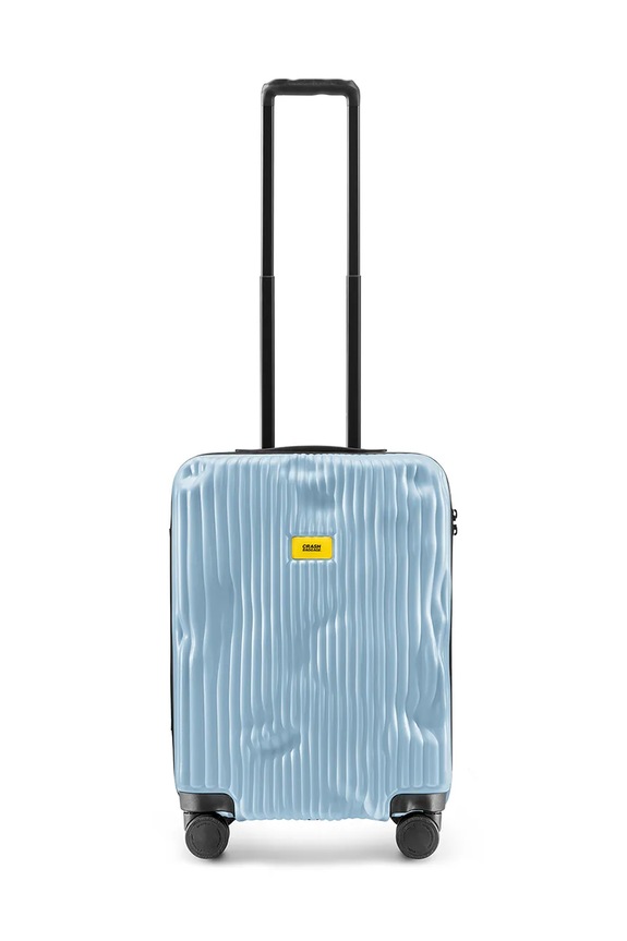 Crash Baggage valiză STRIPE Small size 55x40x22 cm sintetic albastru CB151