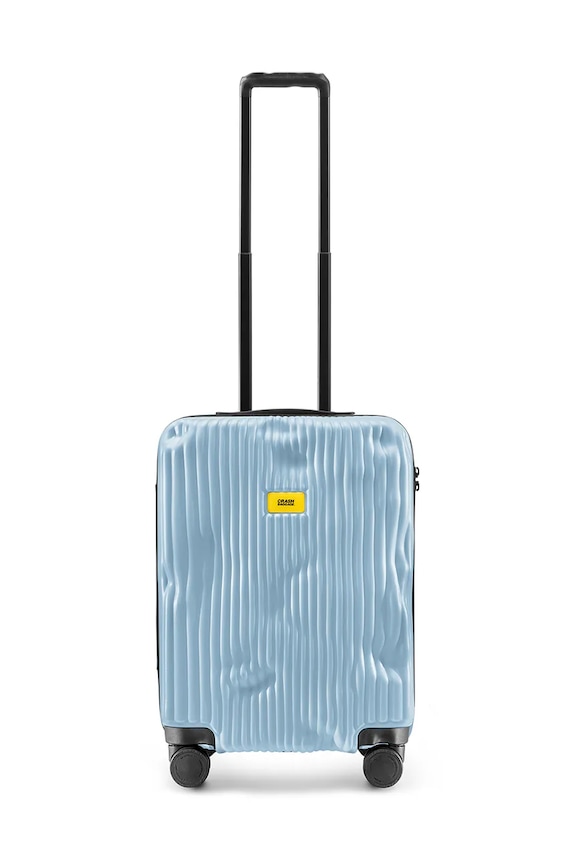 Crash Baggage valiză STRIPE Small size 55x40x22 cm sintetic albastru CB151