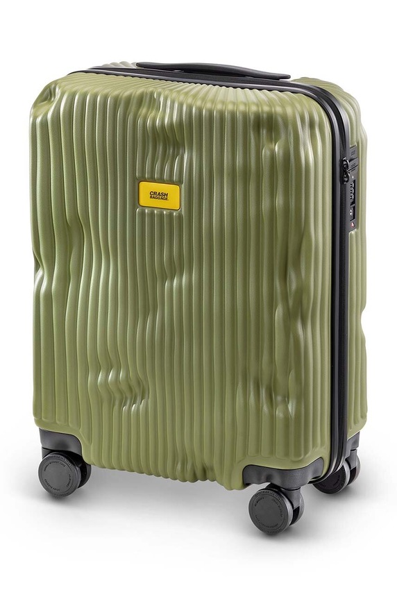 Akcesoria Crash Baggage walizka STRIPE Small size 55x40x22 cm CB151 zielony