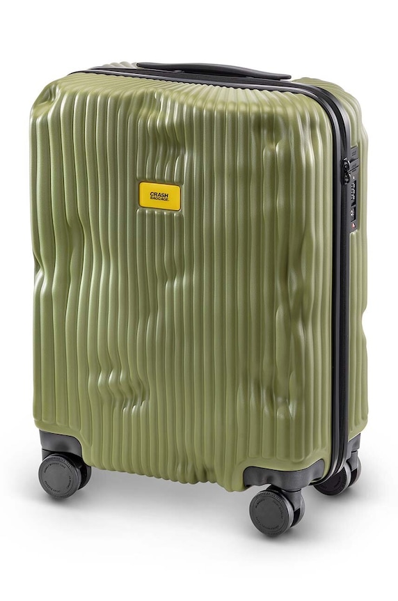 Akcesoria Crash Baggage walizka STRIPE Small size 55x40x22 cm CB151 zielony