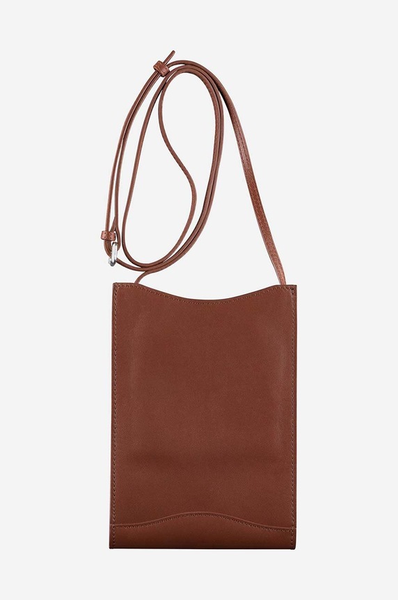 A.P.C. leather pouch Neck Pouch Jamie PXB PXBMW.F63412 brown AA00