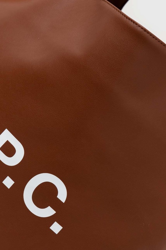 Τσάντα A.P.C. Ninon καφέ PUAAT.M61565