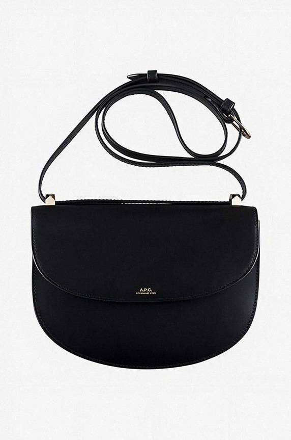 A.P.C. handbag Sac Geneve PXAWV-F61161 BLACK non-detachable strap black PXAWV.F61161
