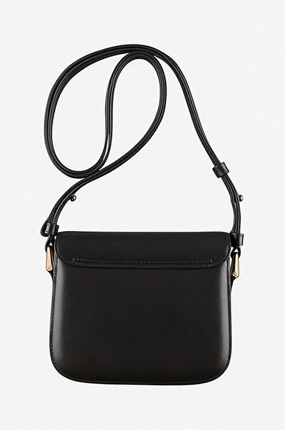 Kiegészítők A.P.C. bőr táska A.P.C. Sac Grace Mini PXBMW-F61515 BLACK PXBMW.F61515 fekete