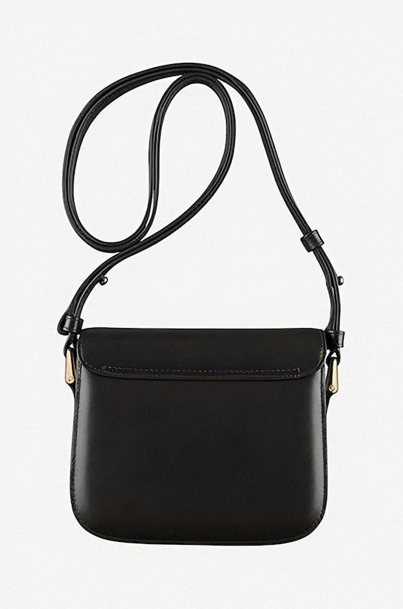 Kiegészítők A.P.C. bőr táska A.P.C. Sac Grace Mini PXBMW-F61515 BLACK PXBMW.F61515 fekete