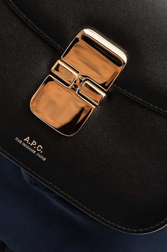 A.P.C. bőr táska A.P.C. Sac Grace Mini PXBMW-F61515 BLACK PXBMW.F61515