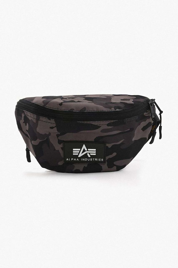 Alpha Industries waist pack textile gray 198912.125