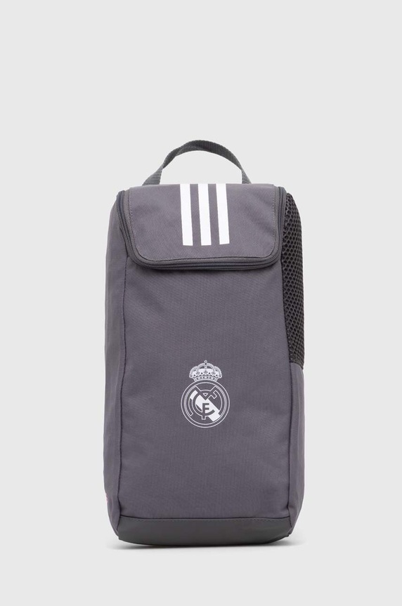 Чанта за обувки adidas REAL MADRYT надпис сив FR9737