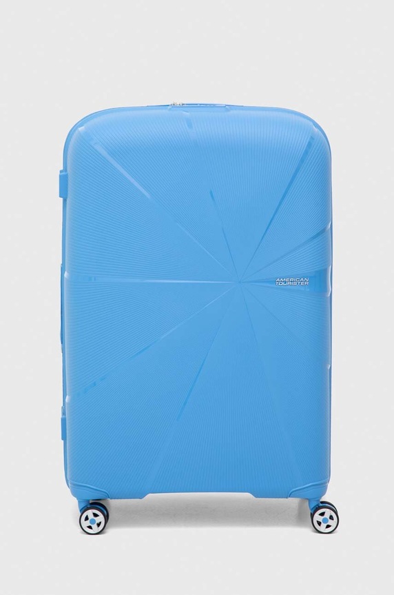 Kovček American Tourister 77x51x30-33 cm Ustreza A4 modra 146372.A033