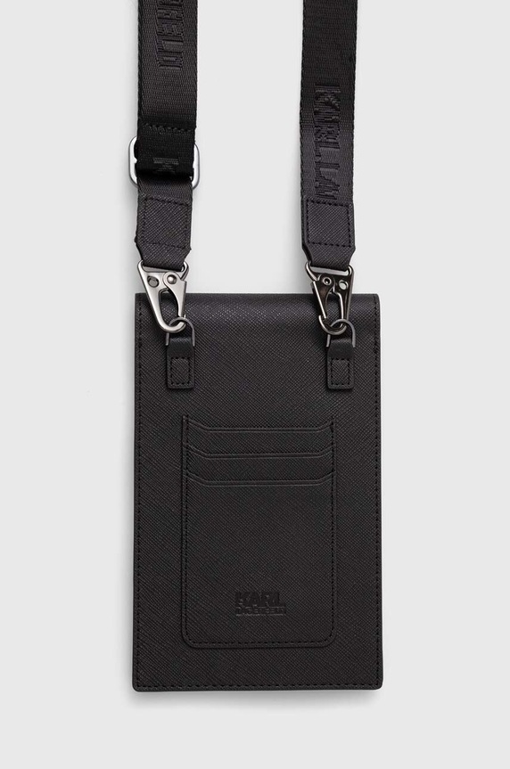Karl Lagerfeld pokrowiec na telefon Torebka KLWBSAKCPMK czarny