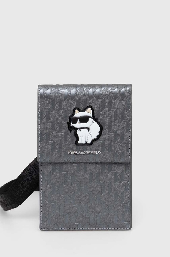 Θηκη κινητού Karl Lagerfeld για τηλέφωνο γκρί KLWBSAKHPCG