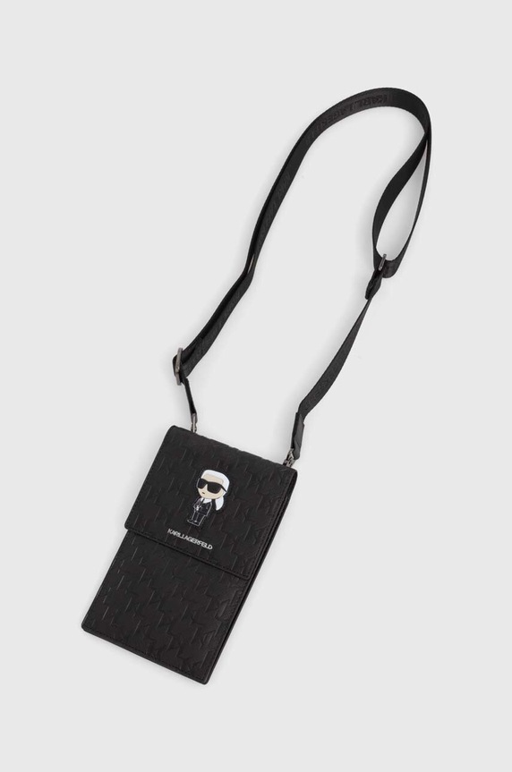 Θηκη κινητού Karl Lagerfeld KLWBSAKHPKK μαύρο AA00