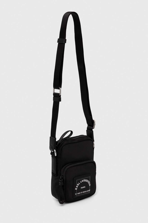 Karl Lagerfeld saszetka 240M3223 czarny AA00