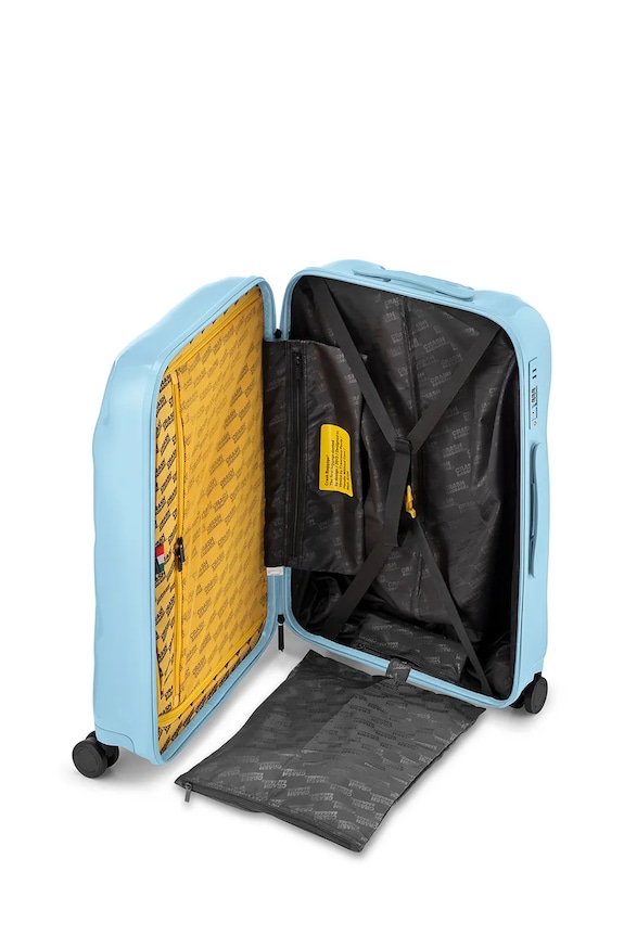 Crash Baggage valiză TONE ON TONE Medium size 68x45x26 cm albastru CB192