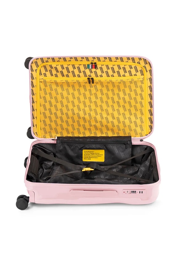 Crash Baggage walizka TONE ON TONE Medium size 68x45x26 cm różowy CB192