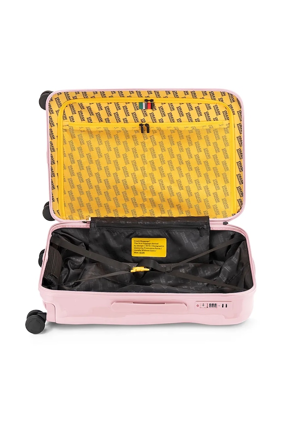 Crash Baggage walizka TONE ON TONE Medium size 68x45x26 cm różowy CB192