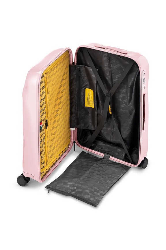 Crash Baggage walizka TONE ON TONE Medium size 68x45x26 cm CB192 różowy