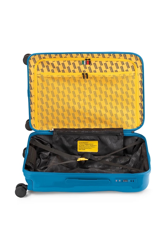 Crash Baggage kufr TONE ON TONE Medium size 68x45x26 cm modrá CB192
