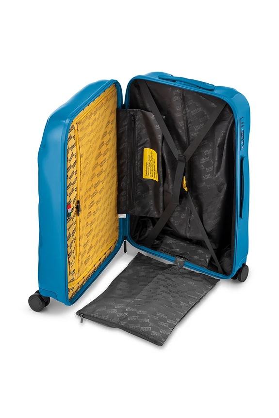 Crash Baggage kufr TONE ON TONE Medium size 68x45x26 cm CB192 modrá