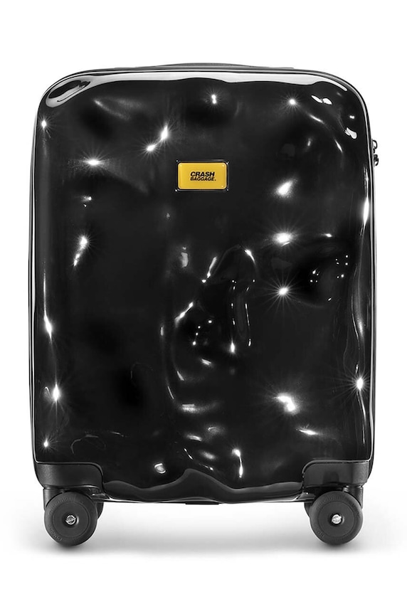 Crash Baggage walizka twarda LUNAR Small size 55x40x22 cm mieści A4 czarny CB231