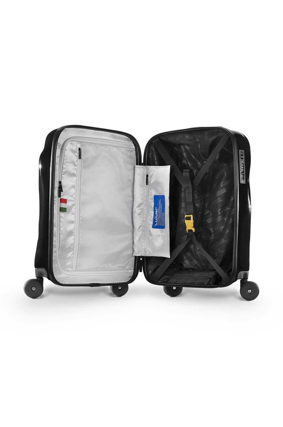 Crash Baggage walizka twarda LUNAR Small size 55x40x22 cm CB231 czarny