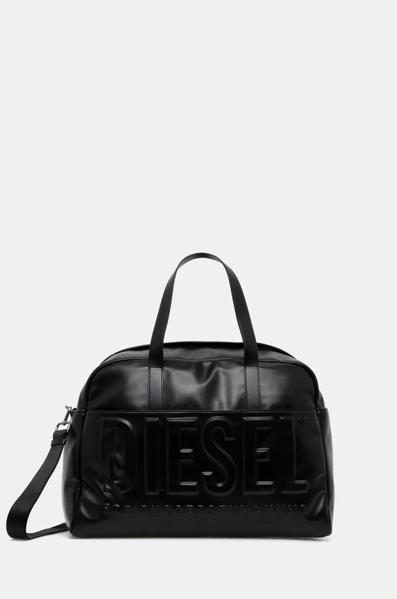 Torba Diesel DSL 3D DUFFLE L X natpis crna X09929.P5184