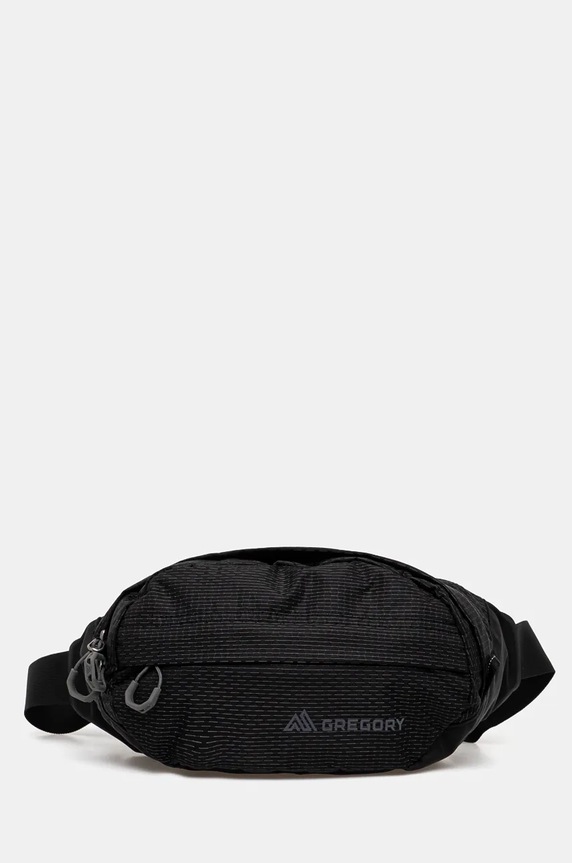 Gregory nerka Nano nie mieści A4 czarny NANO.WAISTPACK
